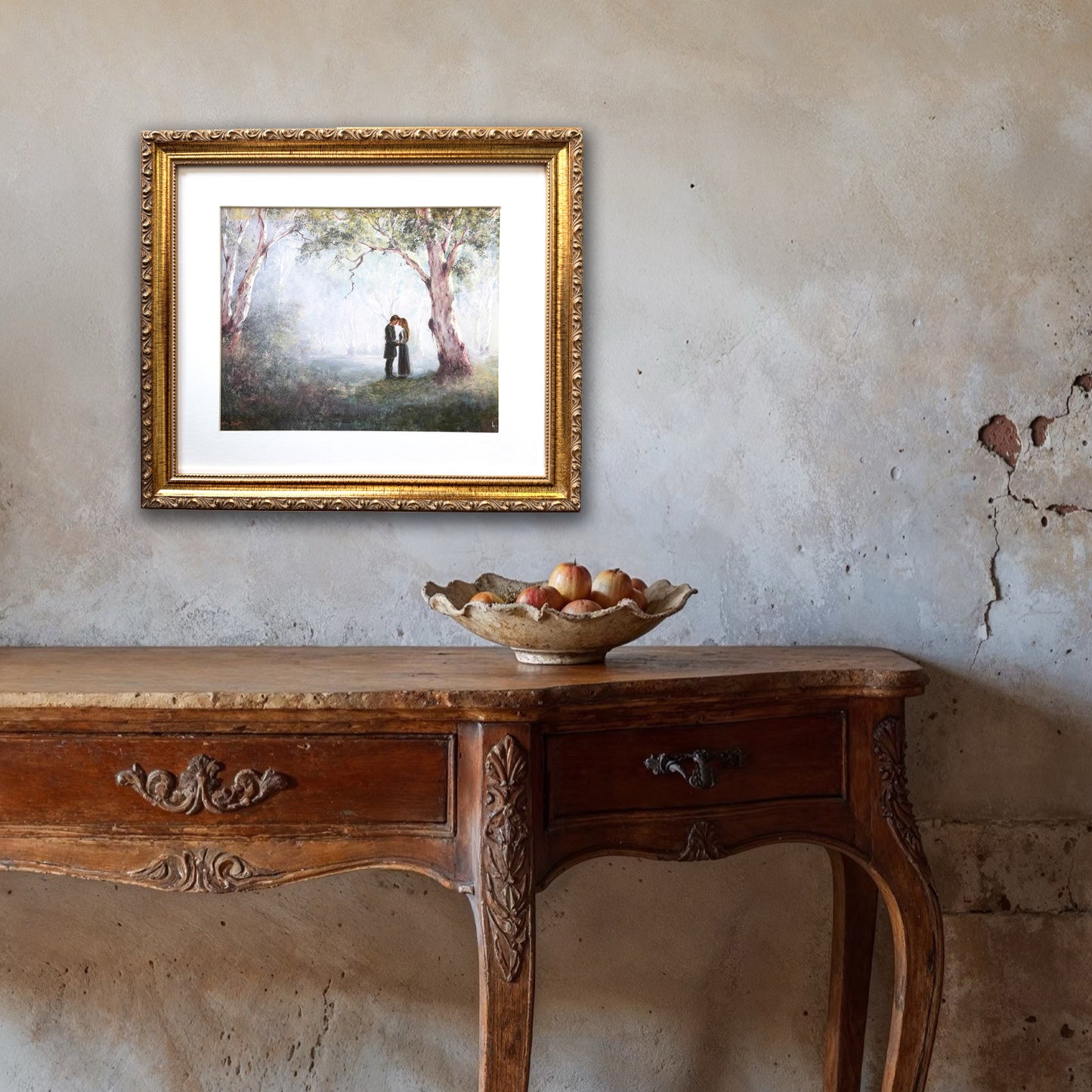 As You Wish, original upcycled vintage art