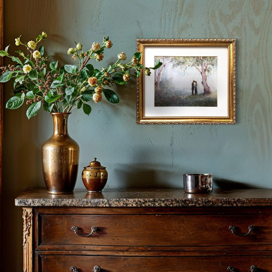 As You Wish, original upcycled vintage art