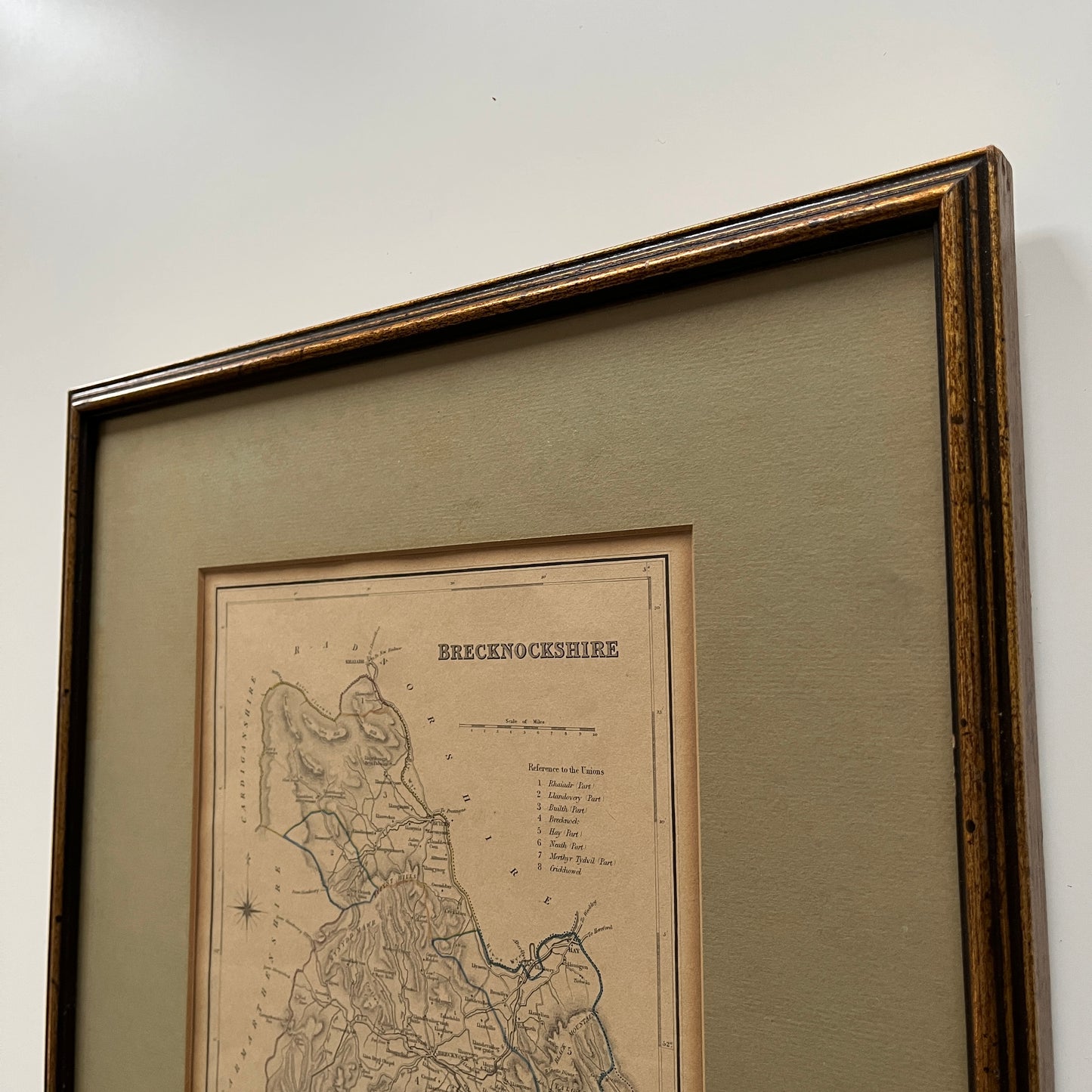 Antique Map, Brecknoshire