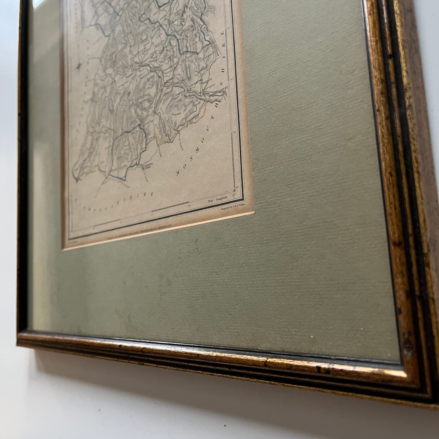 Antique Map, Brecknoshire