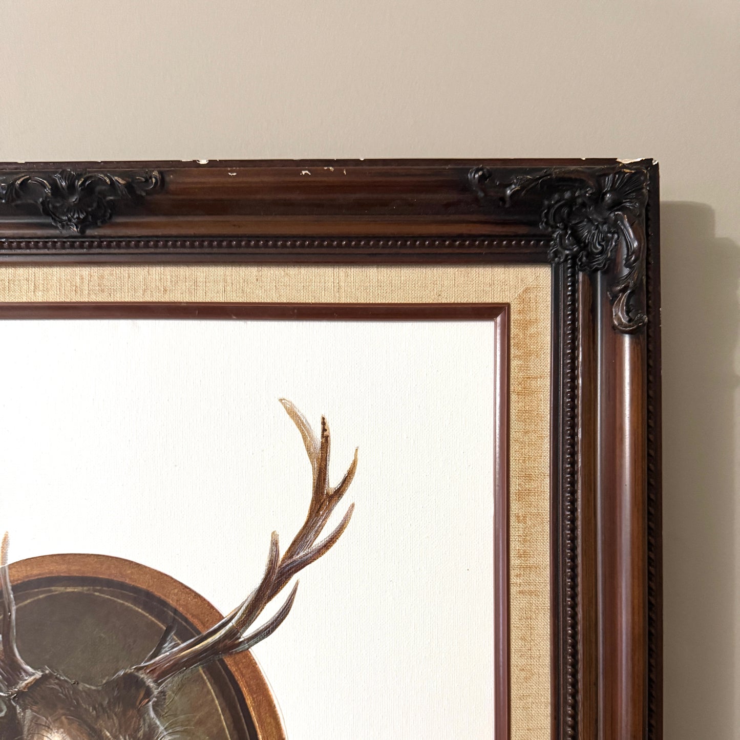 My Father Didn't Strut - original upcycled vintage art