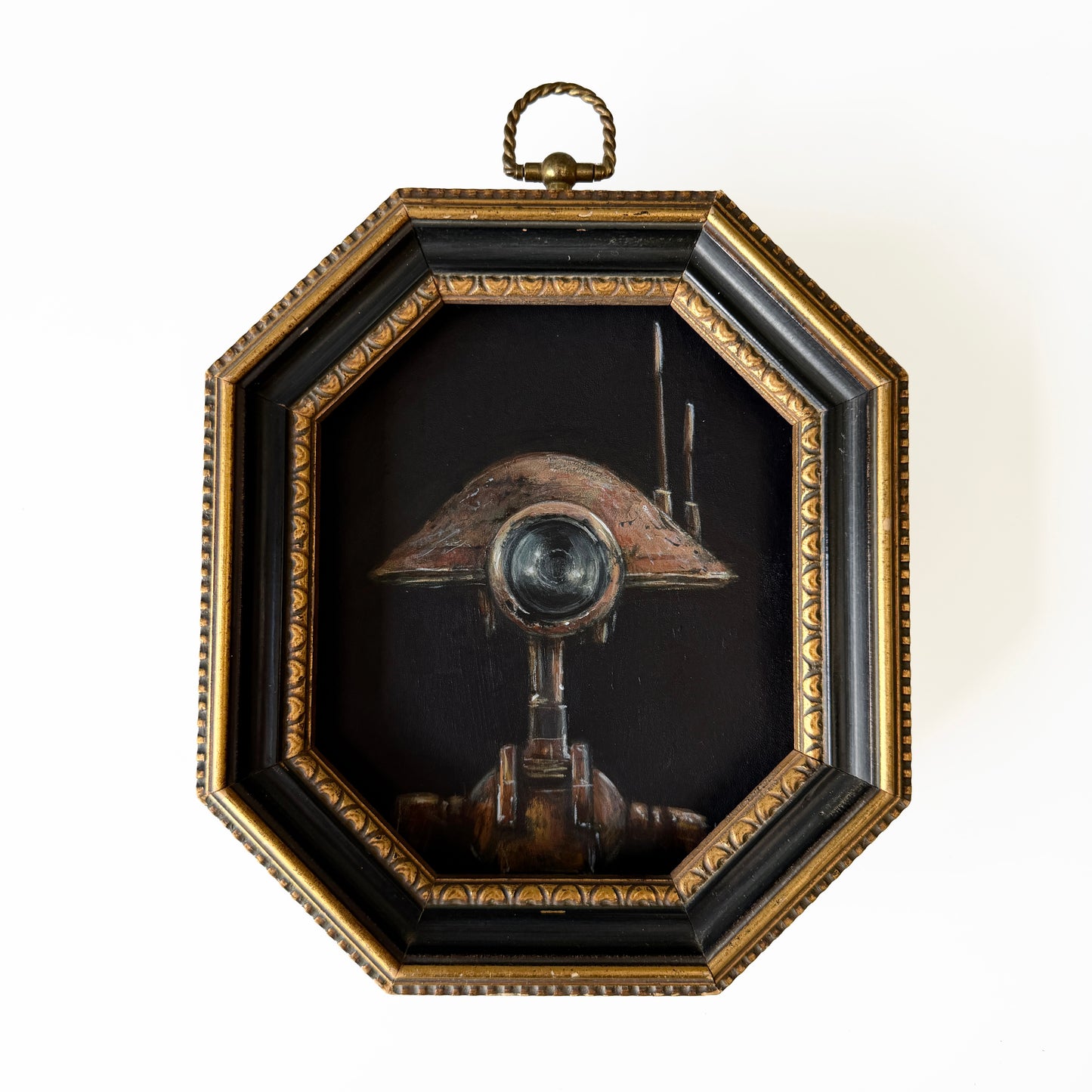 Portrait of a Droid, Mechanic No.1 - original acrylic painting