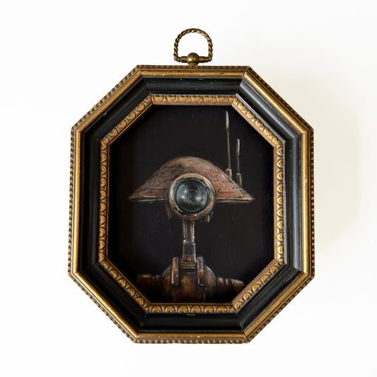 Portrait of a Droid, Mechanic No.1 - original acrylic painting