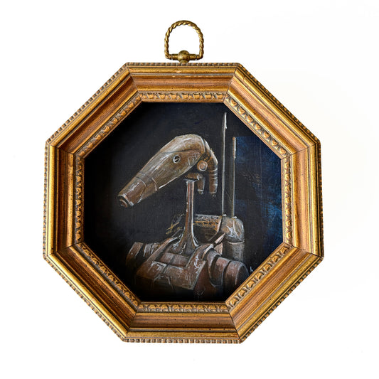 Portrait of a Droid, Soldier No. 1 - original acrylic painting