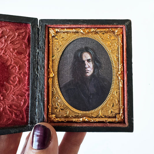 Magical Miniatures : The Potions Master - original miniature acrylic painting