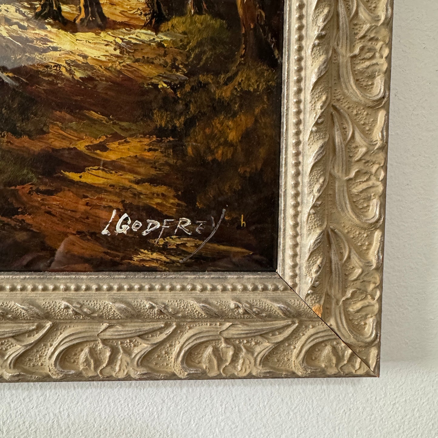 To Isengard - PRINT 12x22 in ornate frame