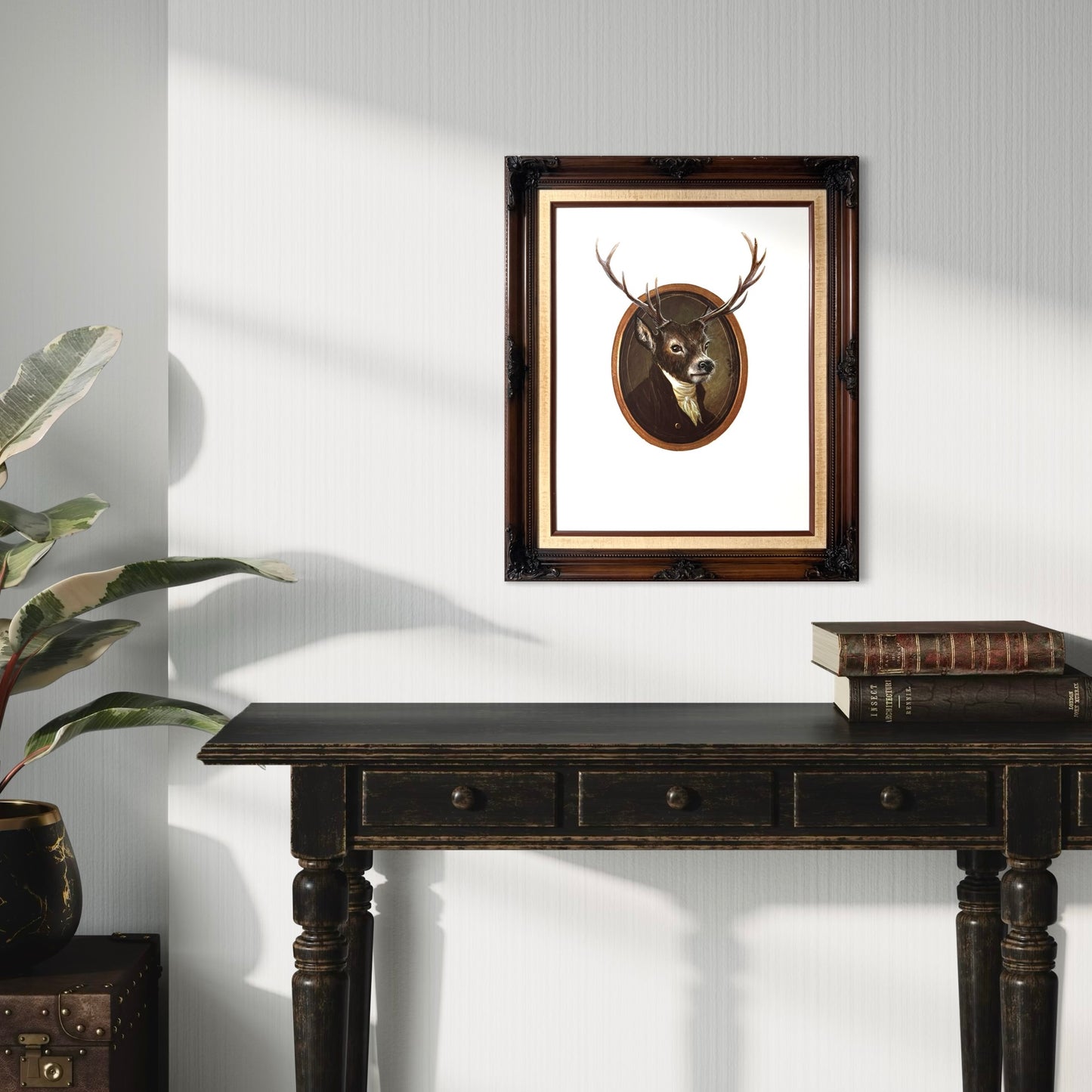 My Father Didn't Strut - original upcycled vintage art