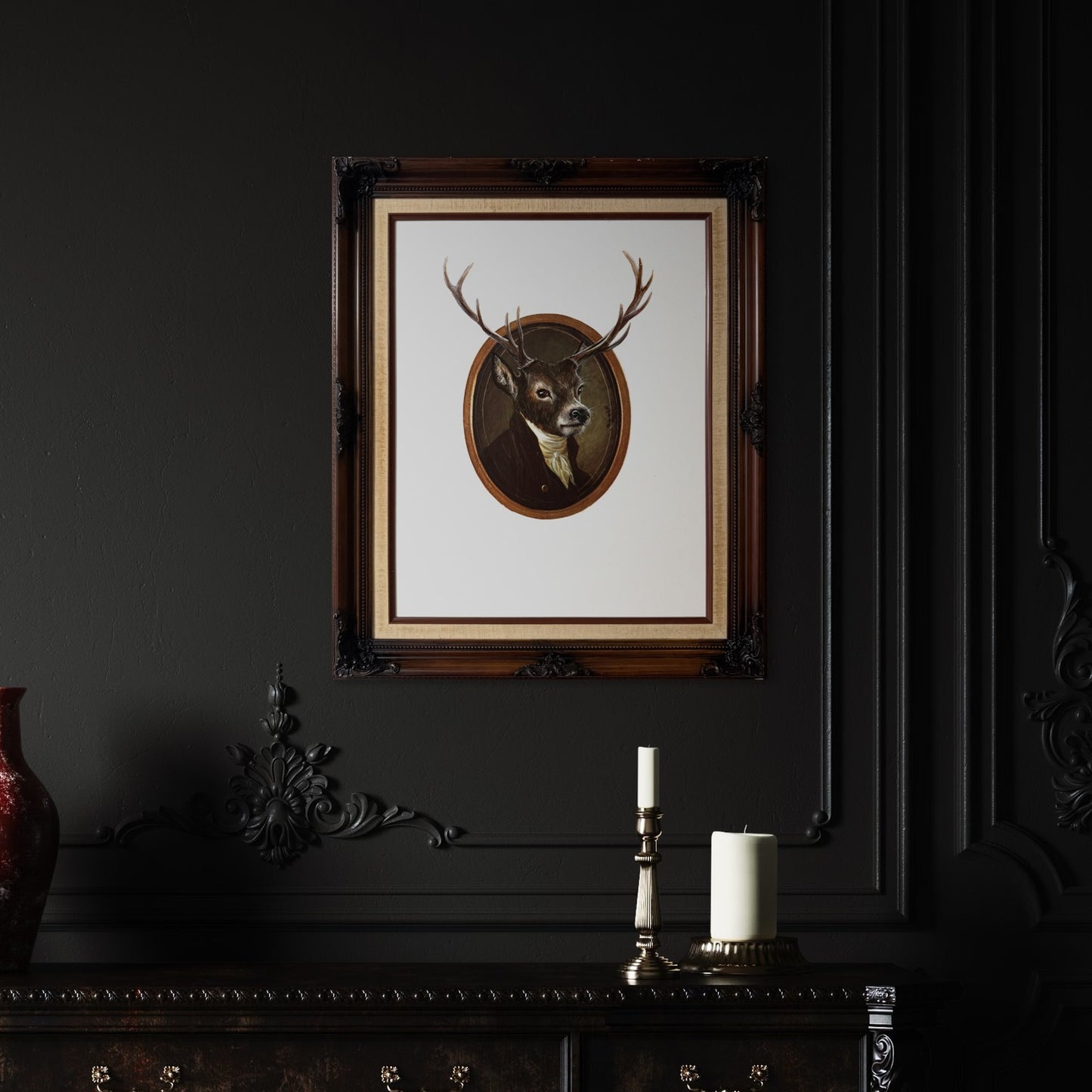 My Father Didn't Strut - original upcycled vintage art