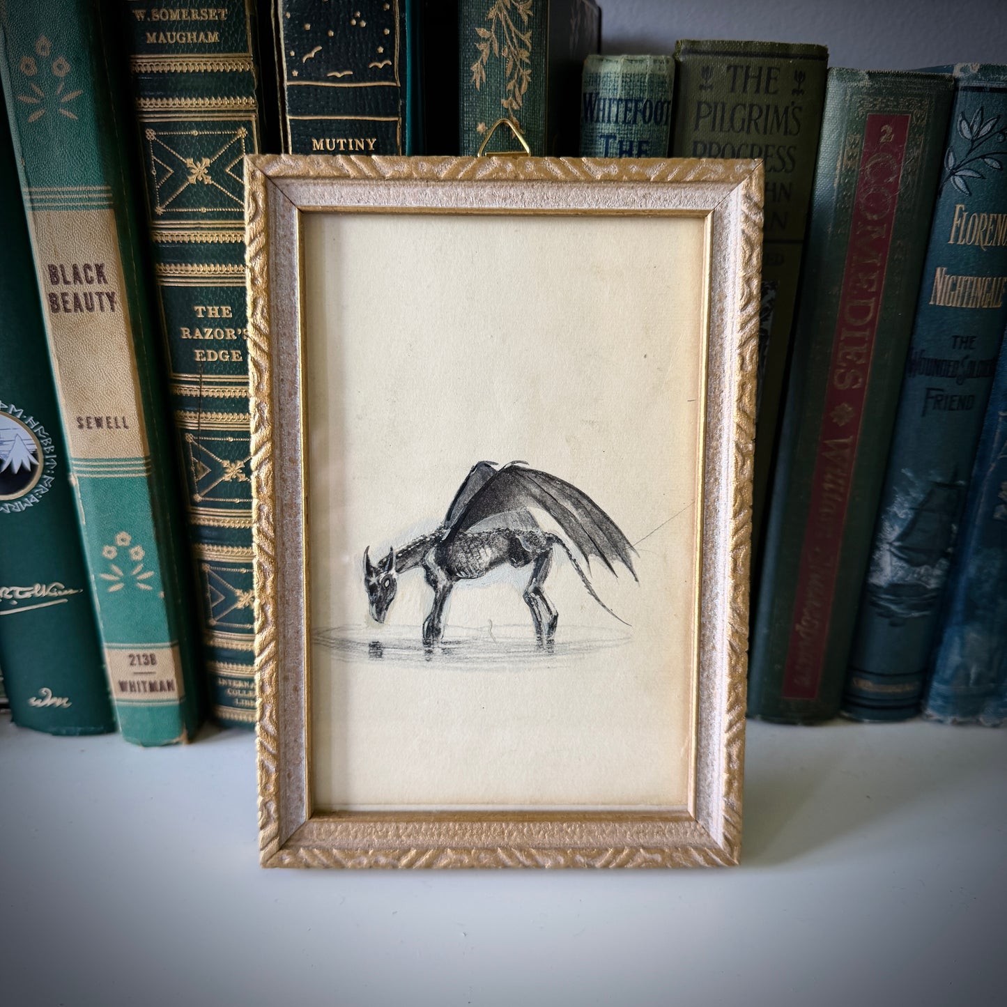 Colt study No.1 : Titlepage 1, paint on paper