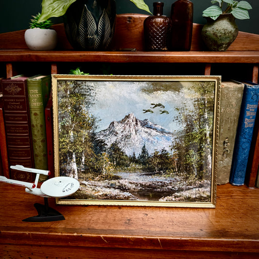 Birds of Prey - PRINT 8x10 in vintage brass frame