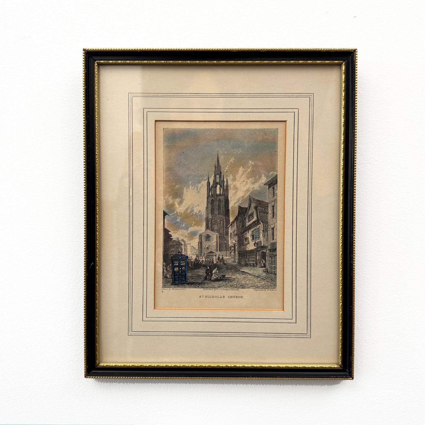 Where Did I Park? Part 5, original upcycled vintage painting