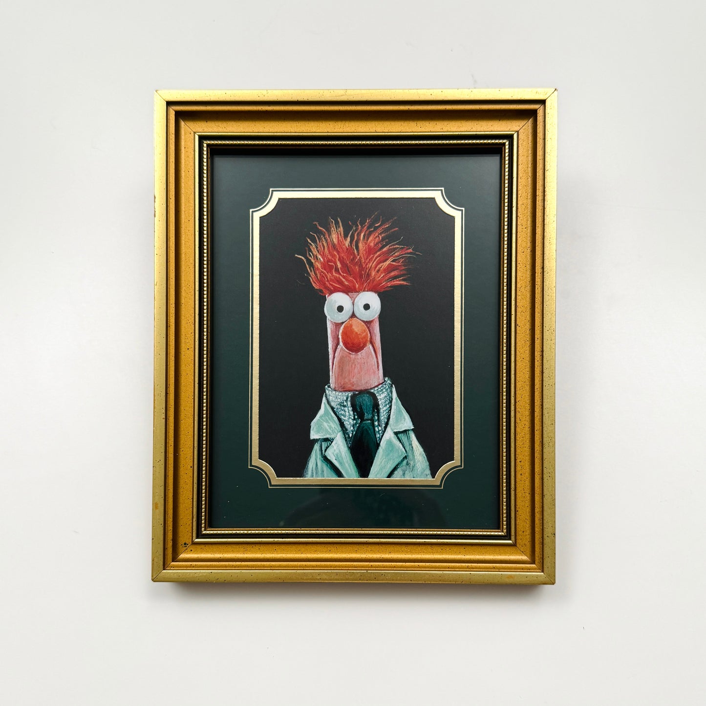 The Mad Scientist and His Assistant - PRINTs in vintage frames