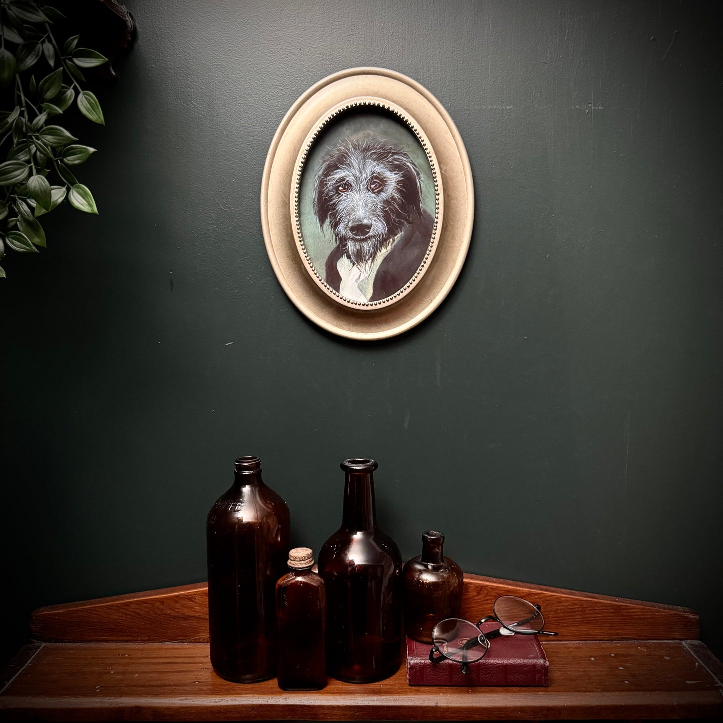 A Sweet Disposition - PRINT in oval frame