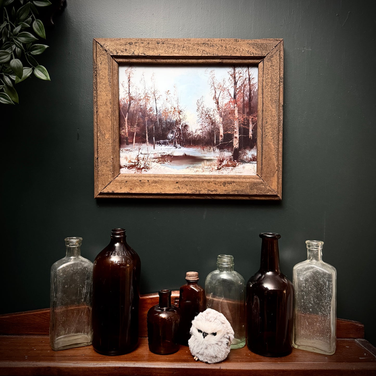 A Walk With Fang - PRINT 8x10 in wood frame