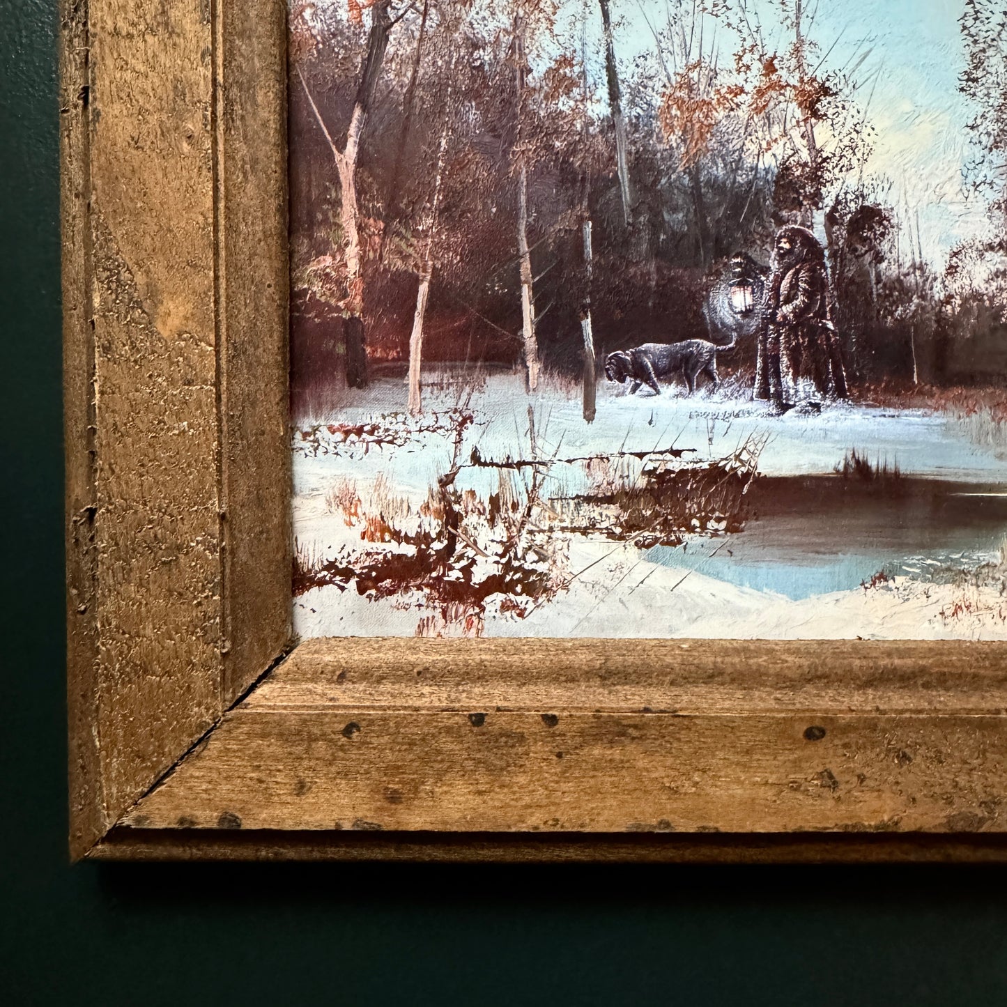 A Walk With Fang - PRINT 8x10 in wood frame