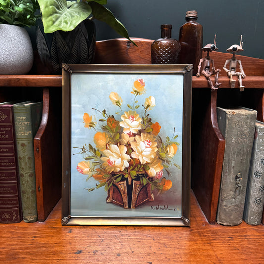 Dark Side Floral : Blacksmith's Bouquet - PRINT 8x10 in Vintage Brass Frame