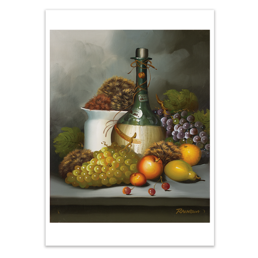 Tribbles with Still Life - POSTCARD PRINT