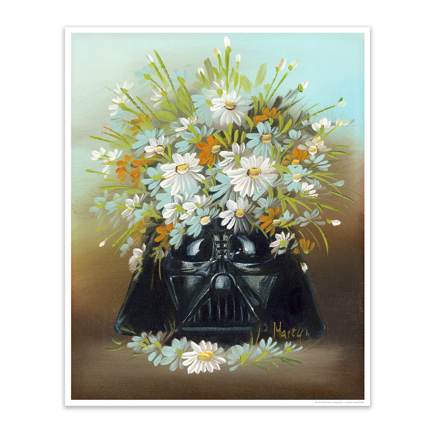 Dark Side Floral : Darth's Daisies - DIGITAL DOWNLOAD