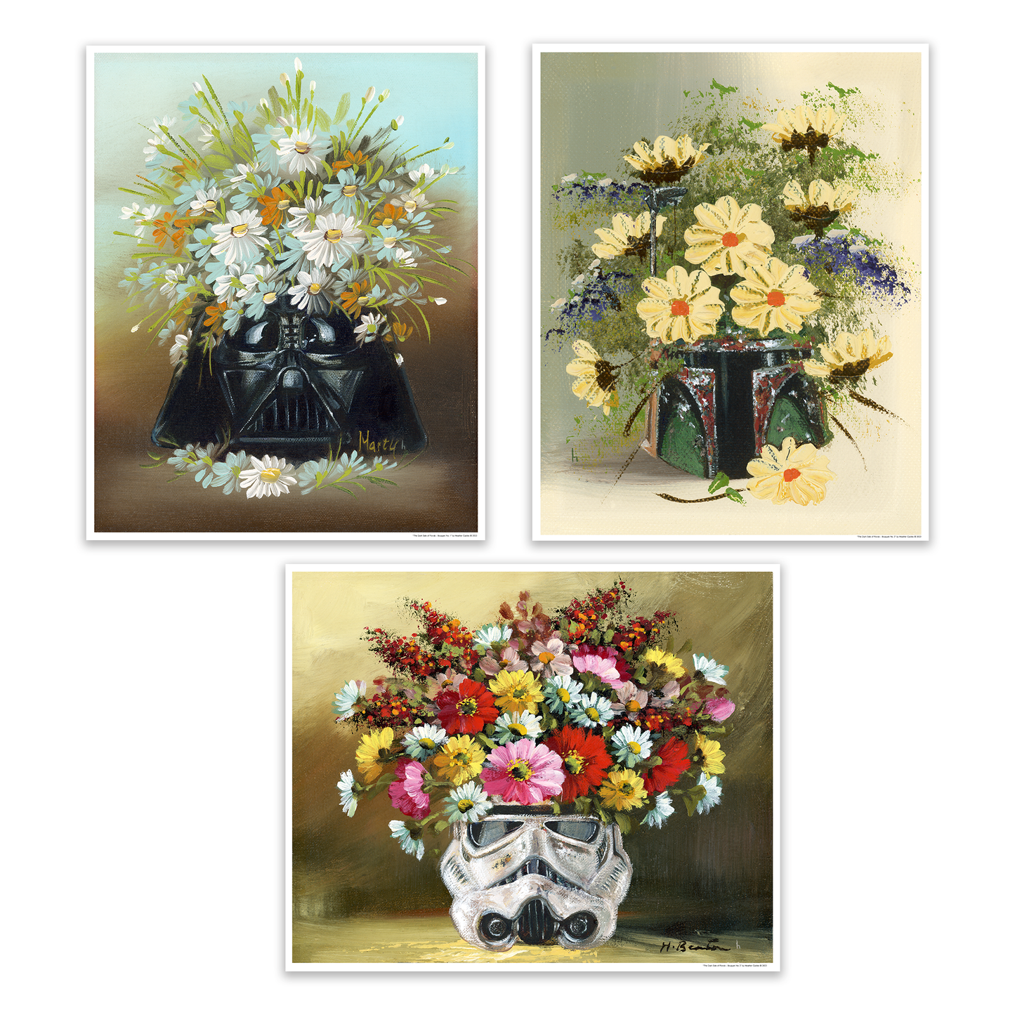 Dark Side Floral : Boba's Bouquet - DIGITAL DOWNLOAD