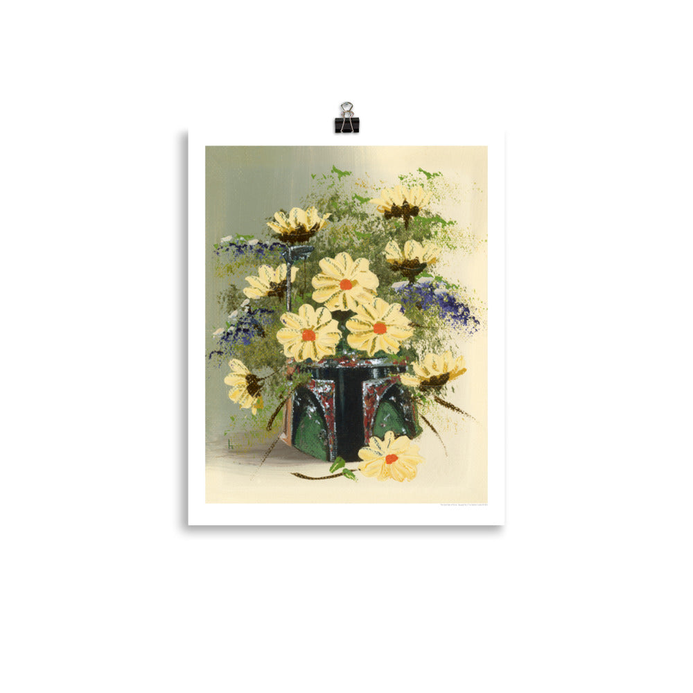 Dark Side Floral : Boba's Bouquet - PRINT