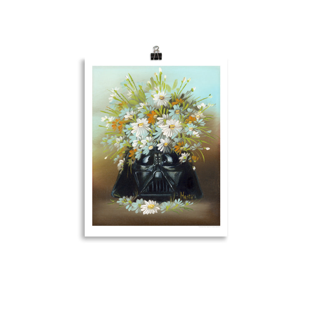 Dark Side Floral : Darth's Daisies - PRINT