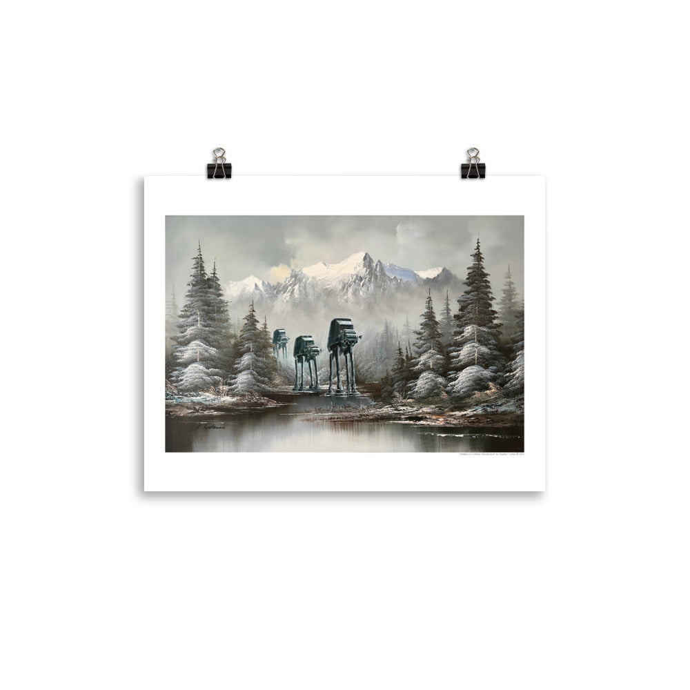 Walkers in a Winter Wonderland - PRINT