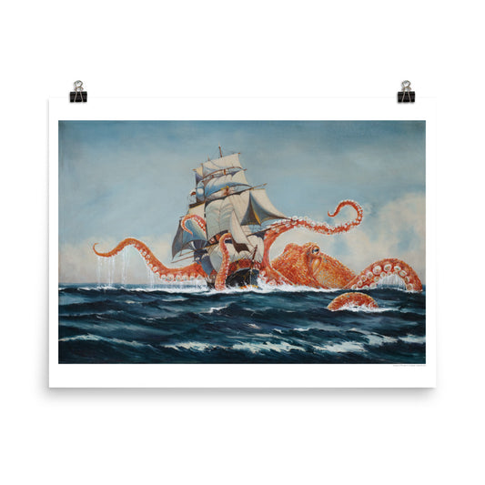 Octopus Vs The Harris - PRINT