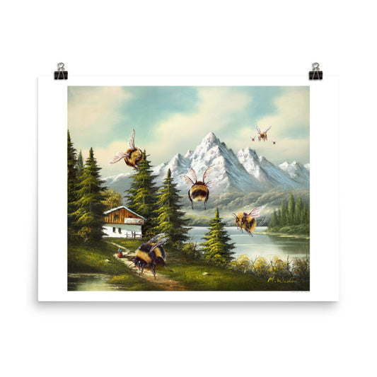 Bumblebee Cottage - PRINT