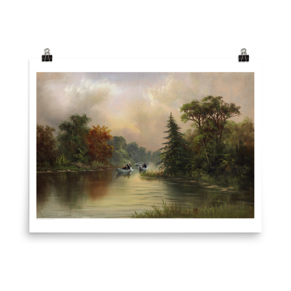 Fellowship Along the River Anduin - PRINT