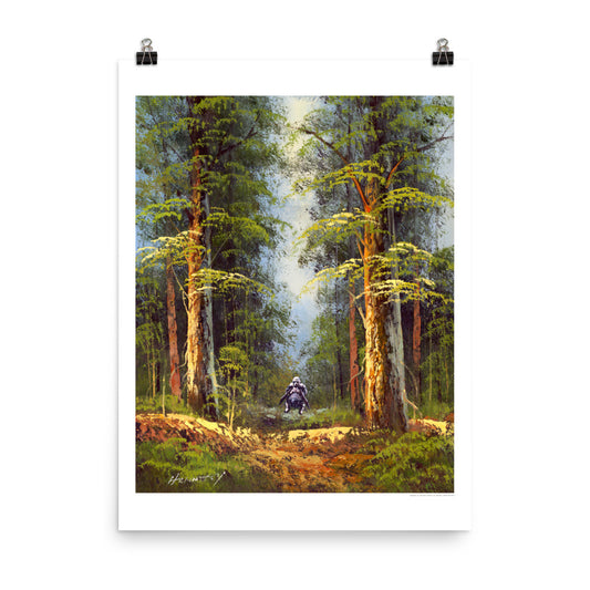 Speeder on Sanctuary Moon - PRINT