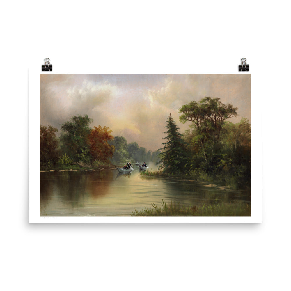 Fellowship Along the River Anduin - PRINT