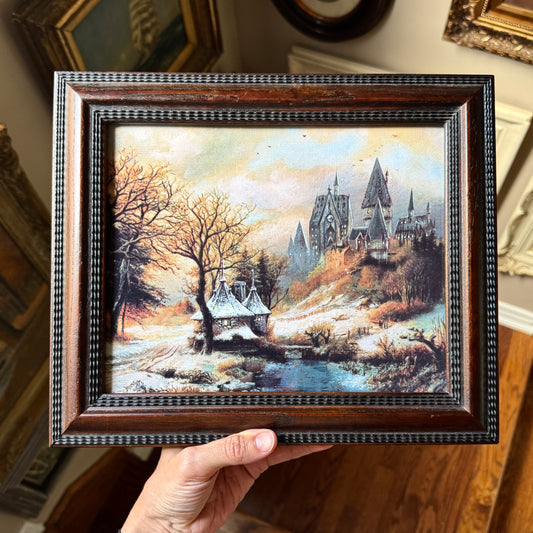 The Gamekeeper's Hut - PRINT 8x10 in wood frame