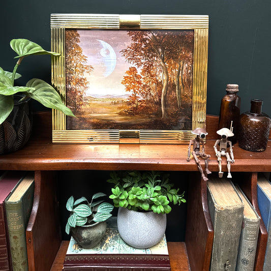 Harvest Moon - PRINT 8x10 in gold frame