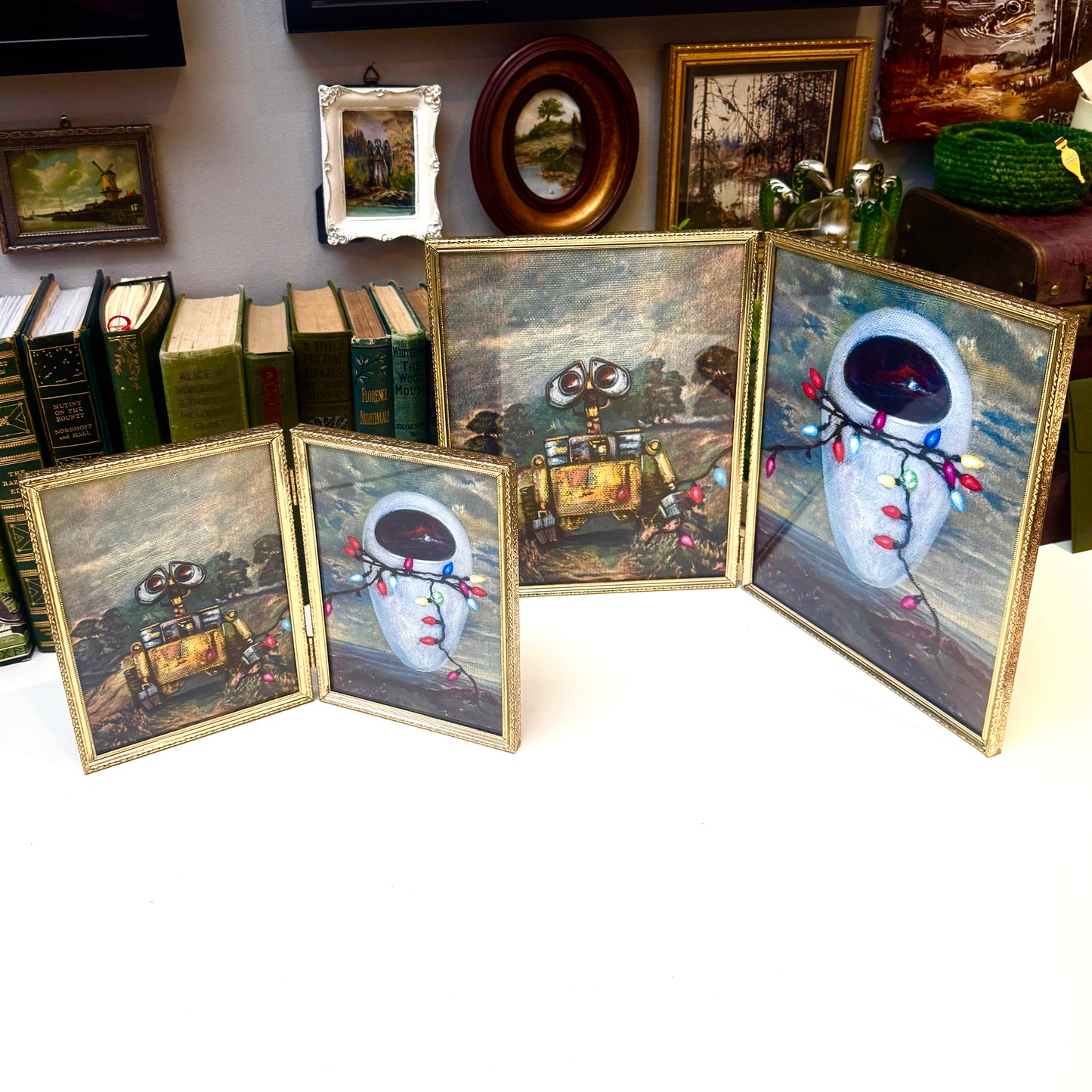 Holding Hands : Part 1 - PRINT in brass couples frame, 8x10