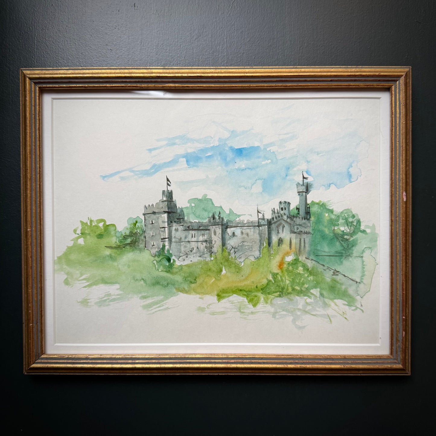 Humperdinck's Castle, 8 x 10 inch watercolour study