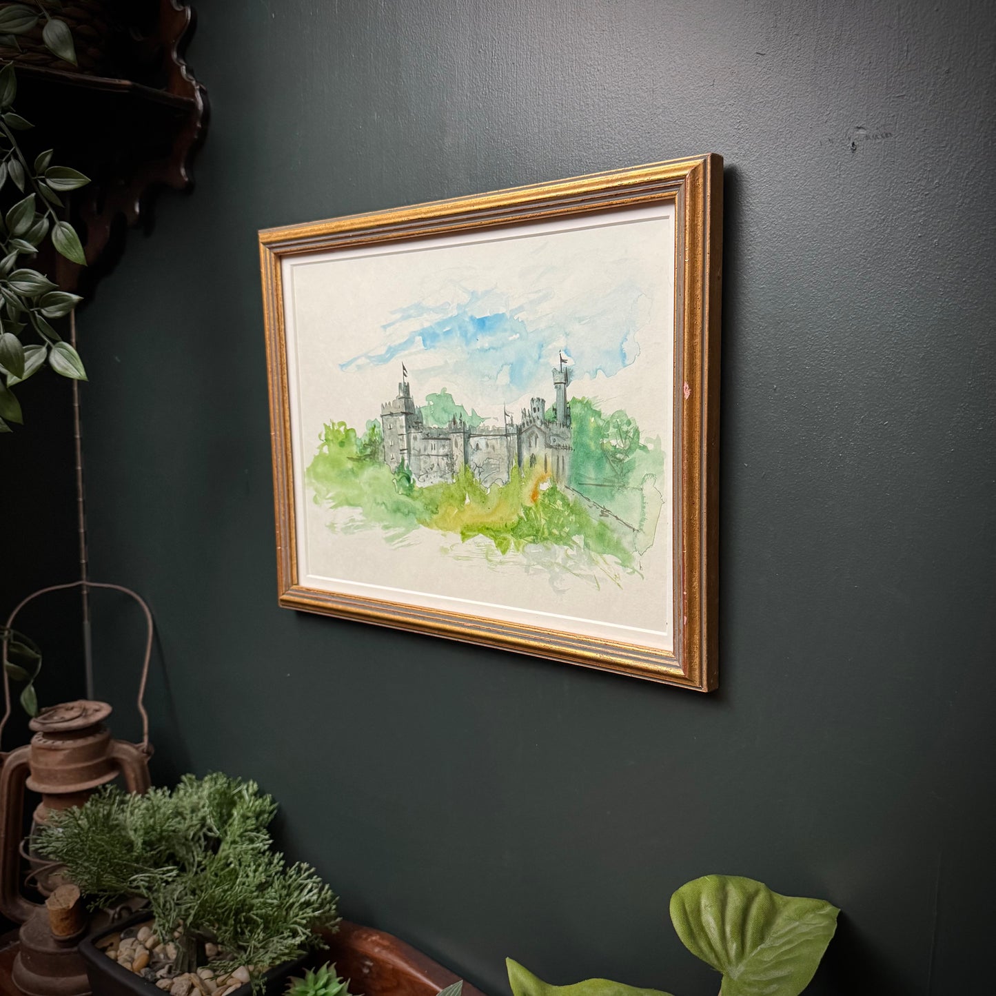 Humperdinck's Castle, 8 x 10 inch watercolour study