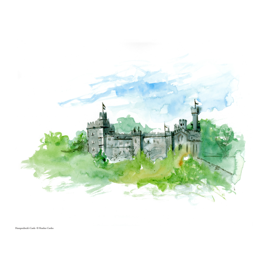 Humperdinck's Castle, watercolour study