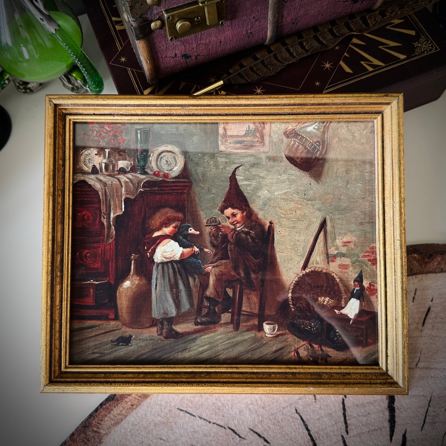 Little Bandits - PRINT 8x10 in wood frame