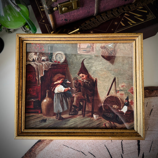 Little Bandits - PRINT 8x10 in wood frame