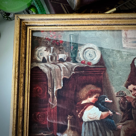 Little Bandits - PRINT 8x10 in wood frame