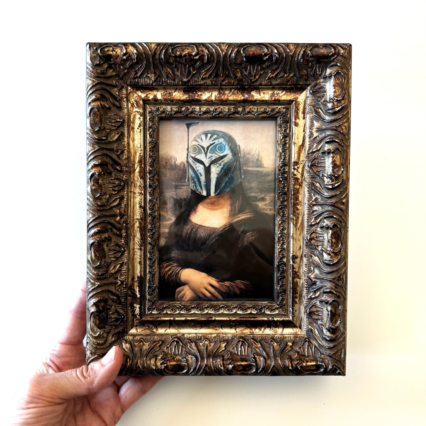 Mandolisa - PRINT 4x6 in ornate frame OOAK Show