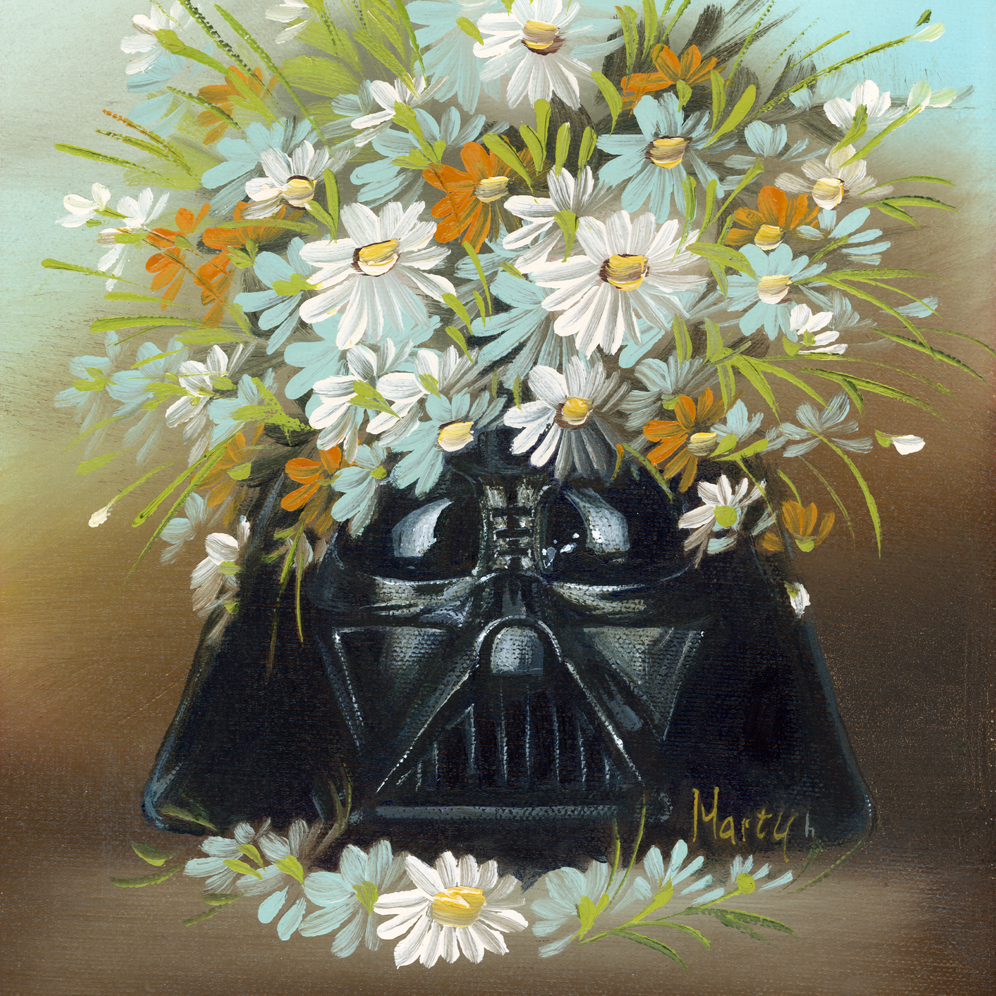 Dark Side Floral : Darth's Daisies - DIGITAL DOWNLOAD