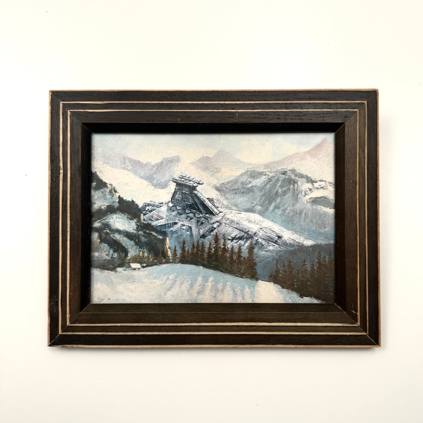 Mt. Venator - PRINT 5x7 in reclaimed Frame OOAK Show