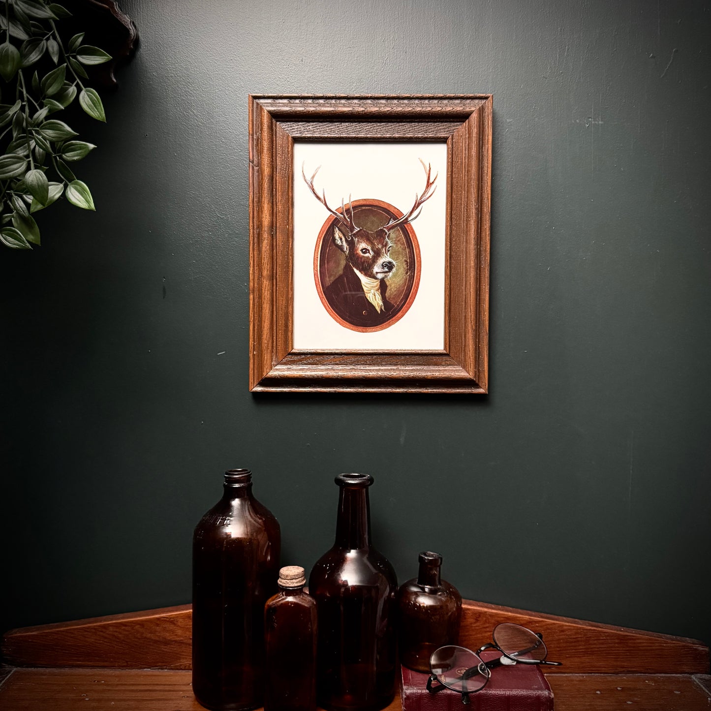 My Father Didn't Strut - PRINT in wood frame