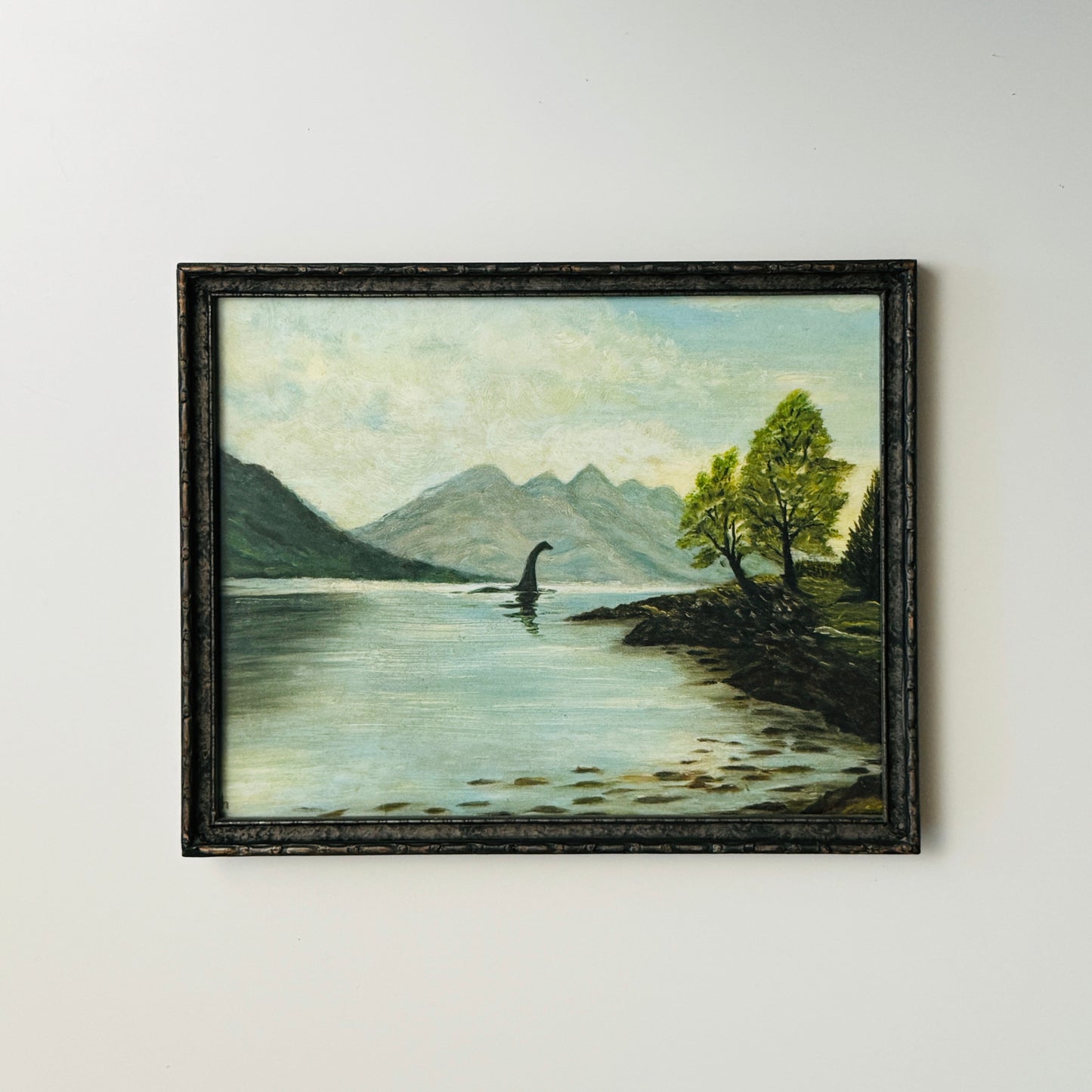 Nessie - PRINT 8x10 in antique frame OOAK Show