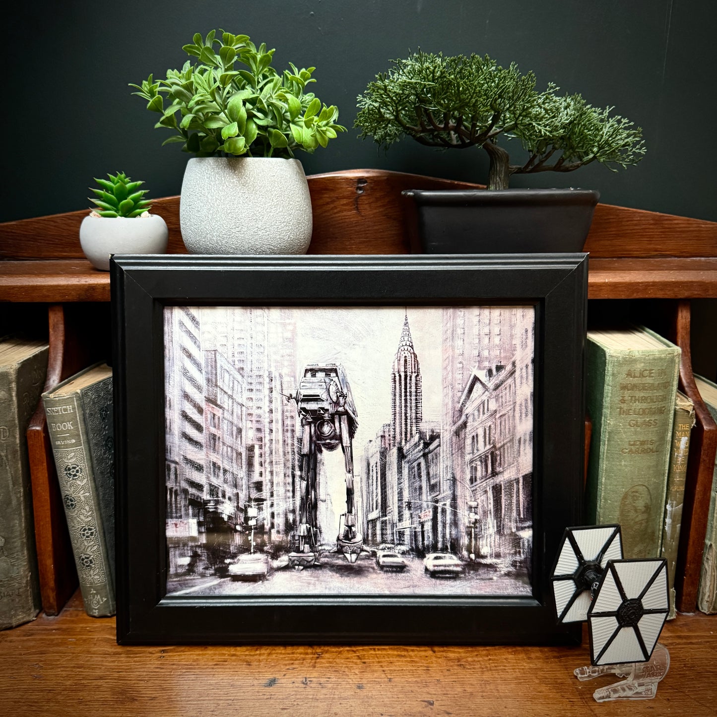 NYC Walker - PRINT 8x10 in black frame