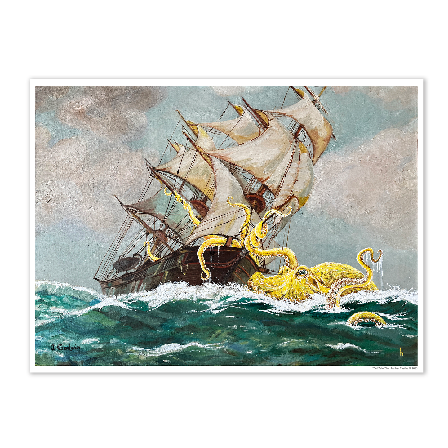 Octopus Vs Ship : Old Yeller - DIGITAL DOWNLOAD