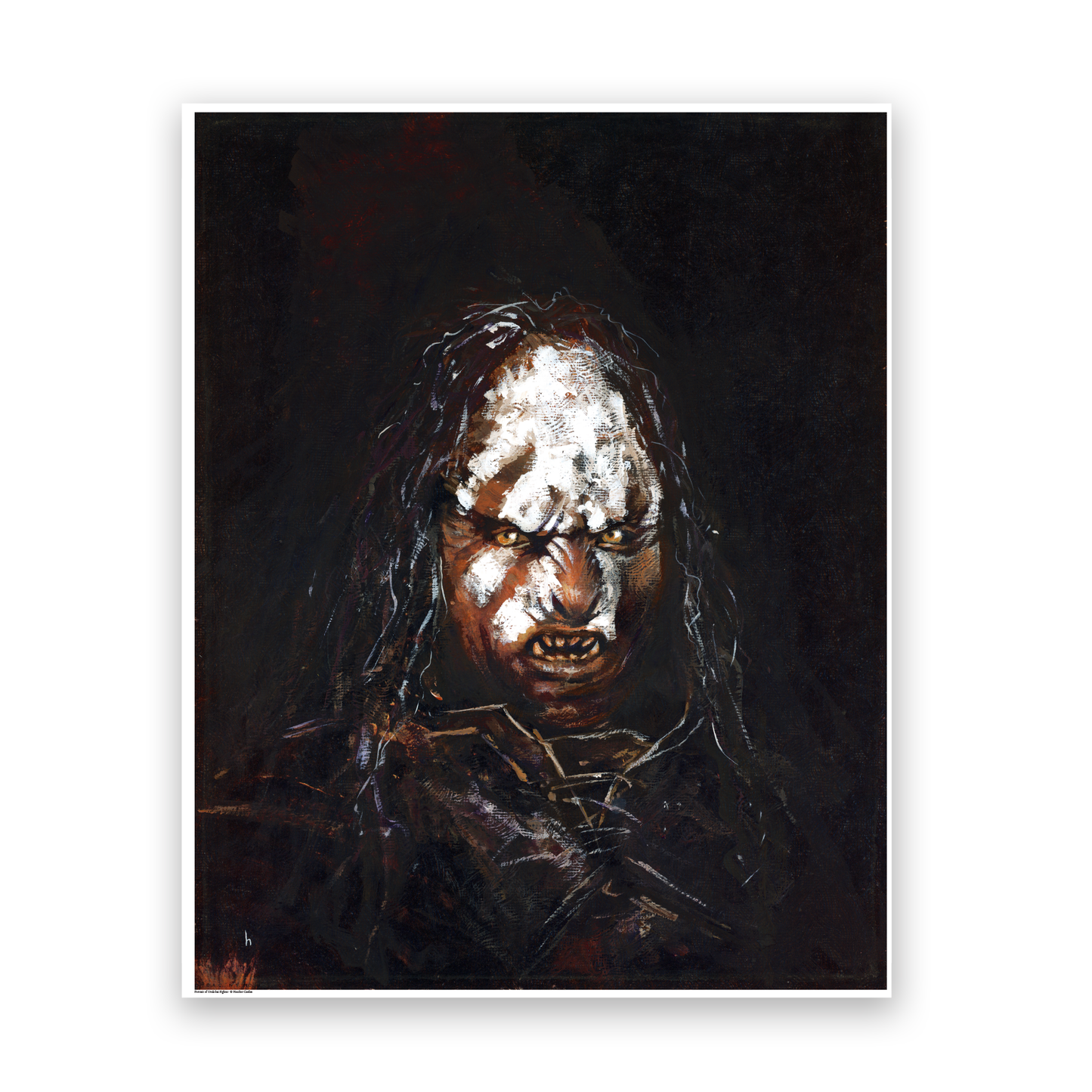 Portrait of Uruk-hai Fighter - DIGITAL DOWNLOAD