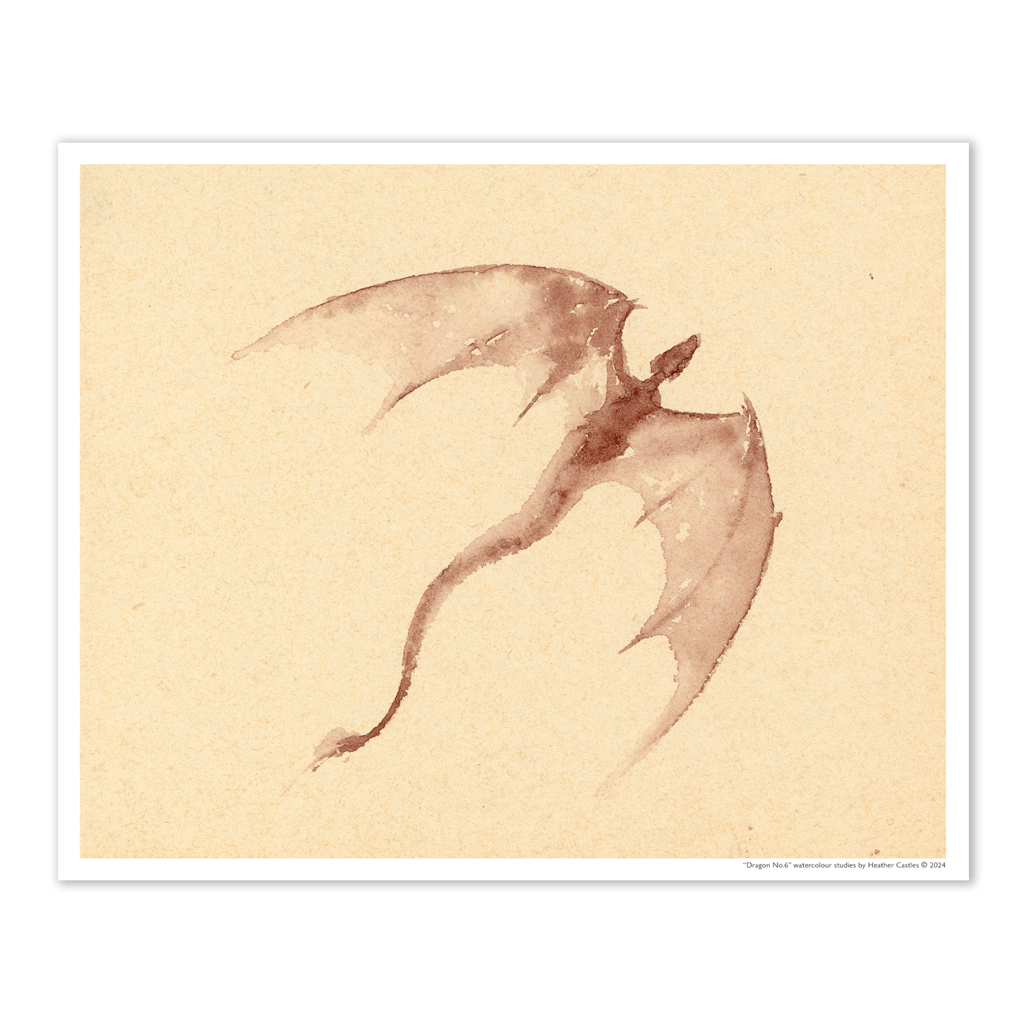 Dragon studies, watercolour - DIGITAL DOWNLOAD Bundle