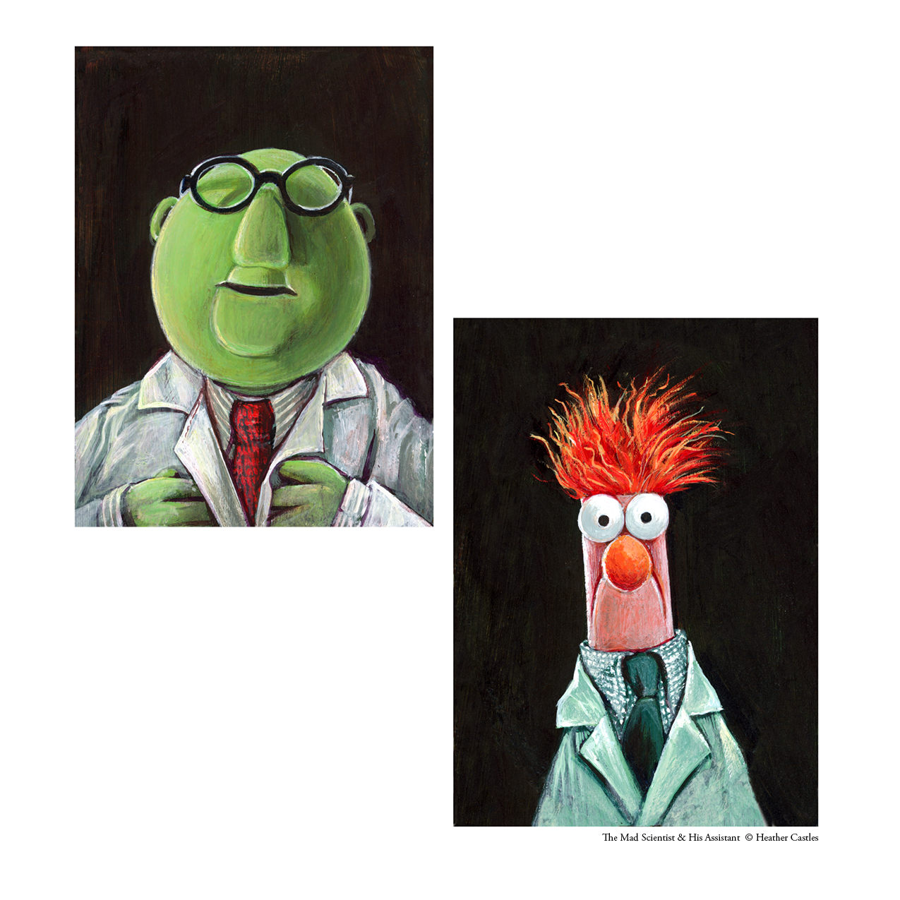 The Mad Scientist and His Assistant - DIGITAL DOWNLOAD